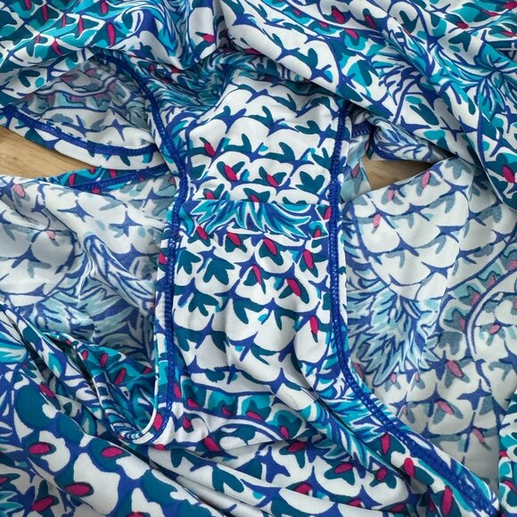 Coolibar Ripple Swim Shorts Womens 2XL Pineapple Print UPF 50+ NWT SS-2053 - Picture 6 of 11